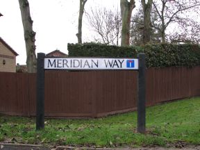 Greenwich Meridian Marker; England; Hertfordshire; Stanstead St Margarets